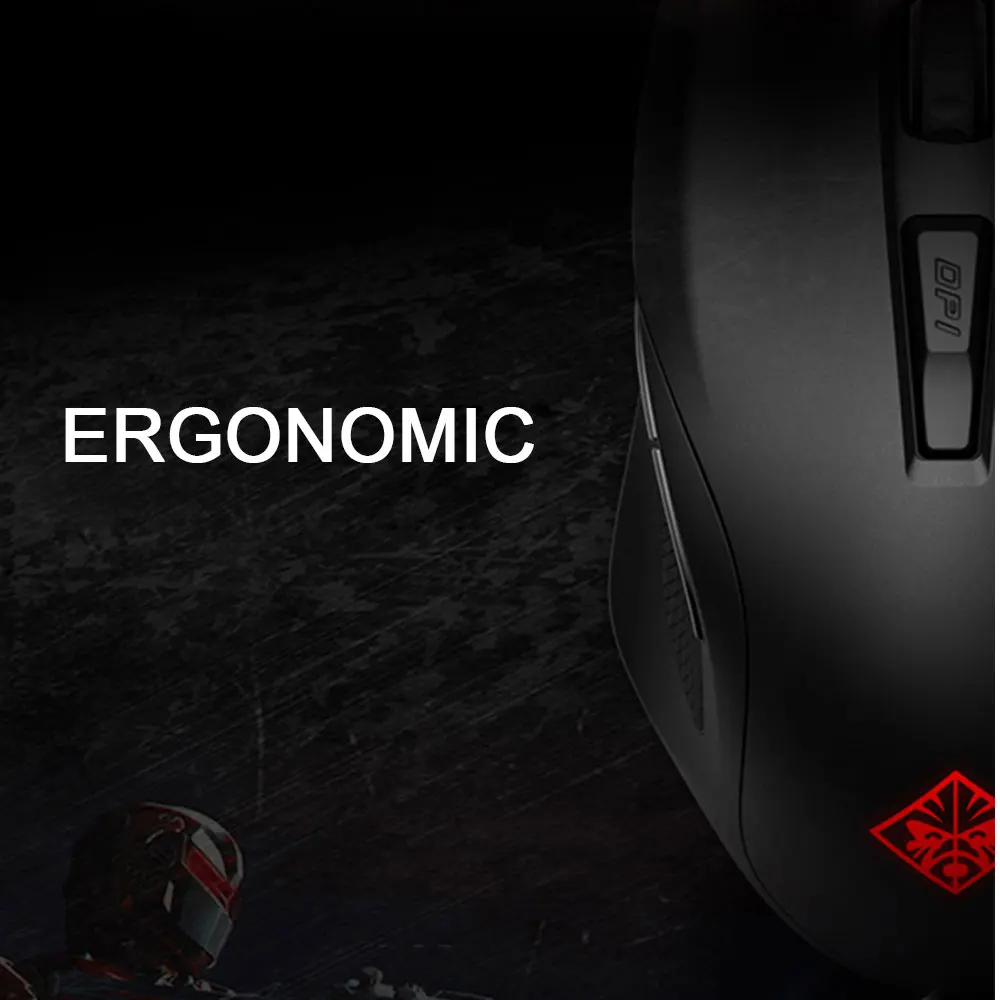 Hp OMEN400 профессиональная Макросъемка, игровая мышь 5000 dpi, 8 цветов, светодиодный, с подсветкой, Проводная игровая мышь для ПК, компьютера, ноутбука, мыши Pro Gamer