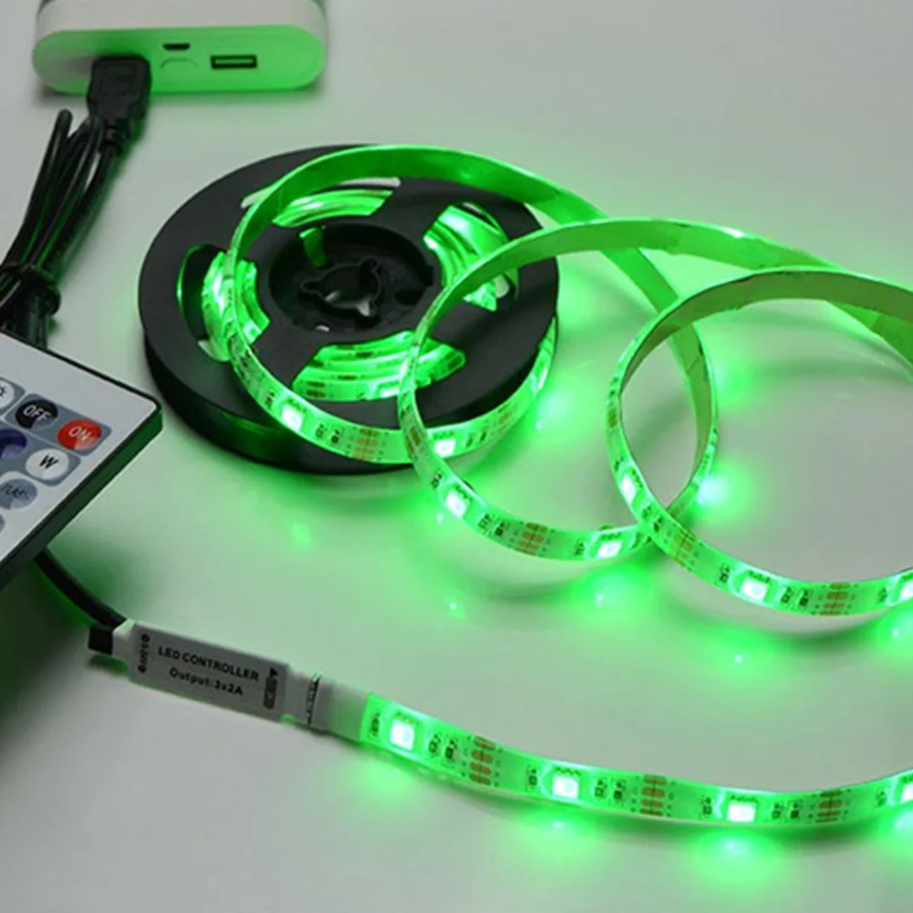 5050SMD Красочный светодиодный светильник 30 s пульт дистанционного управления USB