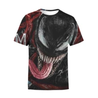 venom let there be carnage t shirt kids tees 3d printing clothing tops marvel children summer t shirt boy girl funny costume