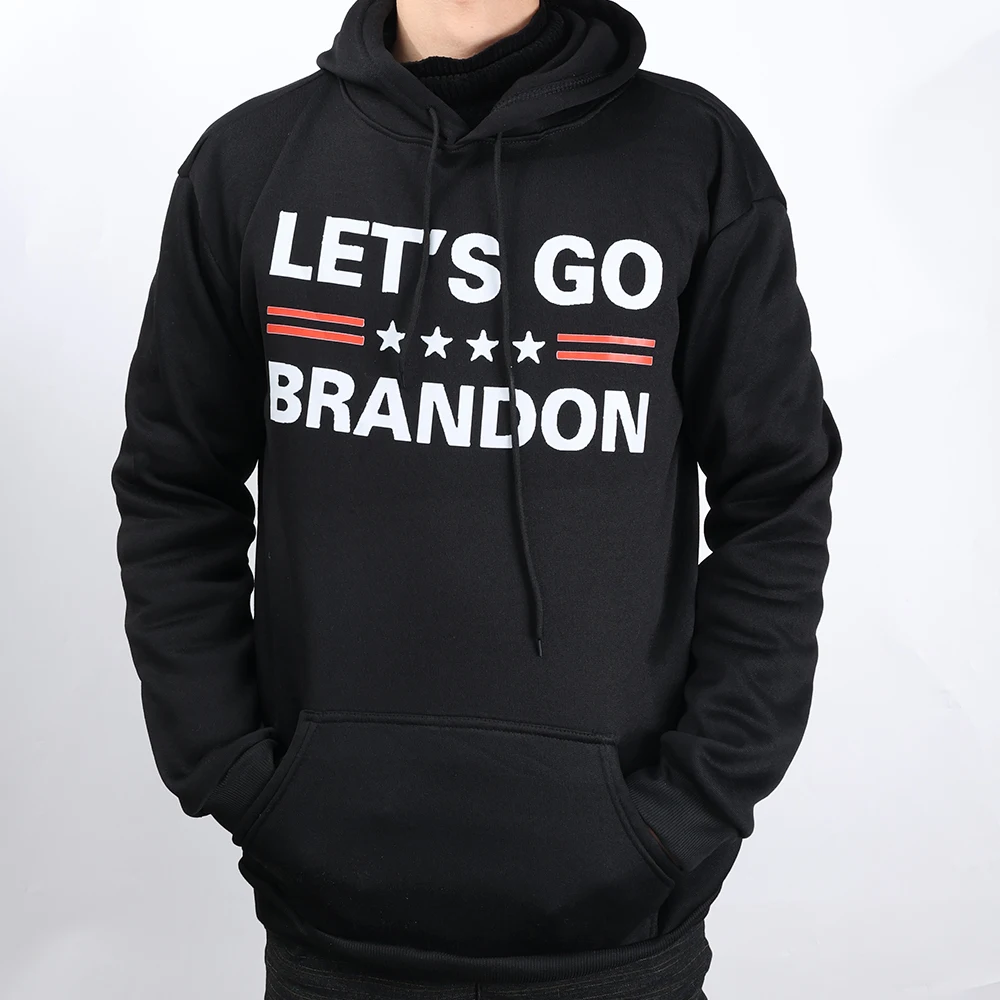 

Unisex Cotton Let’s Go Brandon Conservative US Flag Gift Men's Fashion Hoodies Casual Women Sweatshirt Harajuku Hoodie Coat