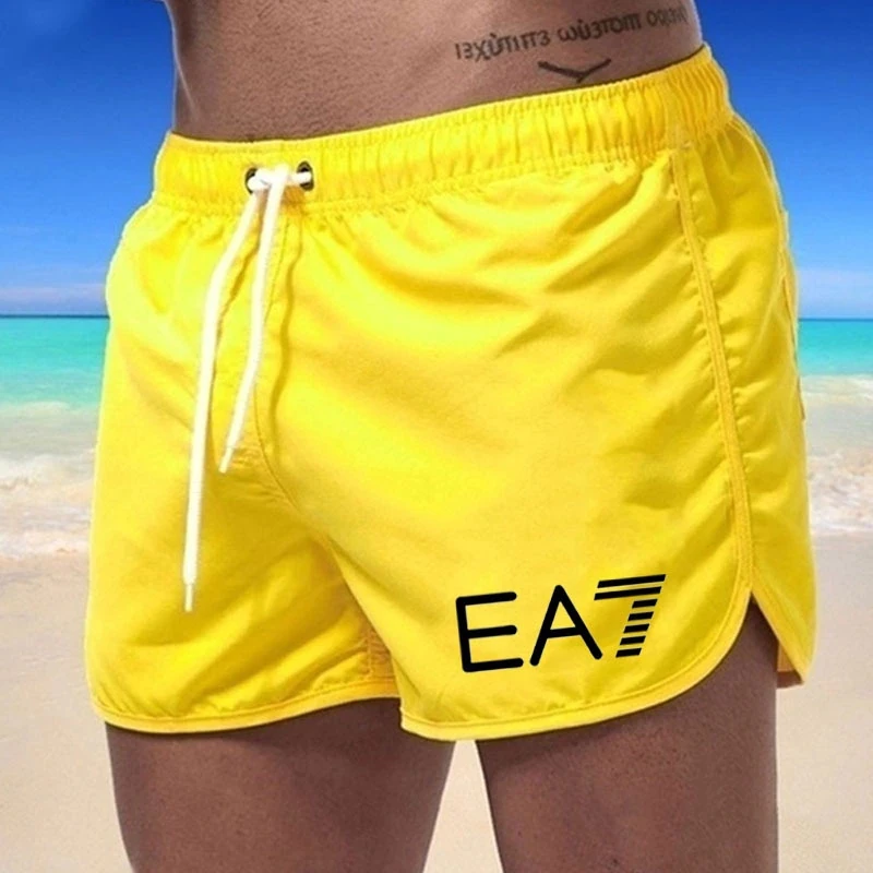 

2021 new style swimwear men's sexy swimming trunks hot swimsuits men's swimming briefs beach shorts free shipping