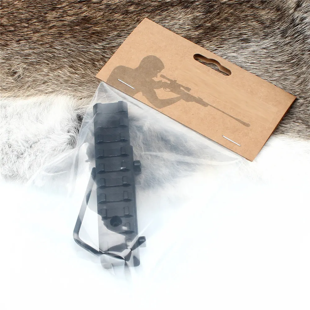 

Hunting Tactical 11mm Dovetail to 20mm Picatinny Weaver Rail Scope Extension Mount Base Adapter with Stop-pin