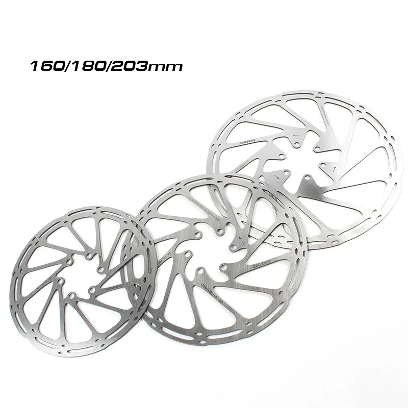 

MTB CX Cyclocross Bike 44mm 6-bolt 140mm 160mm 180mm 203mm Road Disc Brake Rotor with Screws Centerline Stainless Steel Mountain