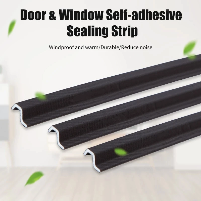 4M-30M Door Window Sealing Strip Soundproof Acoustic Foam Self-adhesive Seal Tape Weather Stripping Strips Weatherstrip Windows |