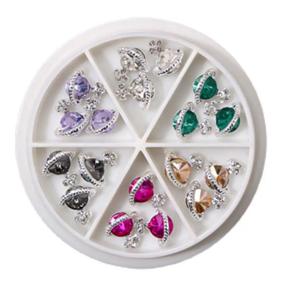 

1 коробка украшения для ногтей многоцветная серия планеты стразы из сплава для дизайна ногтей ювелирные изделия для рукоделия