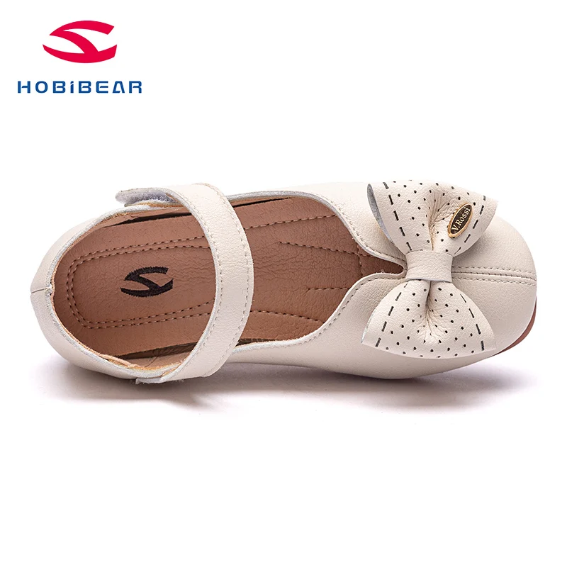 

HOBIBEAR Summer Kids Shoes Sweet Children Sandals For Girls Toddler Baby Breathable Hoolow Out Bow Shoes GU6829