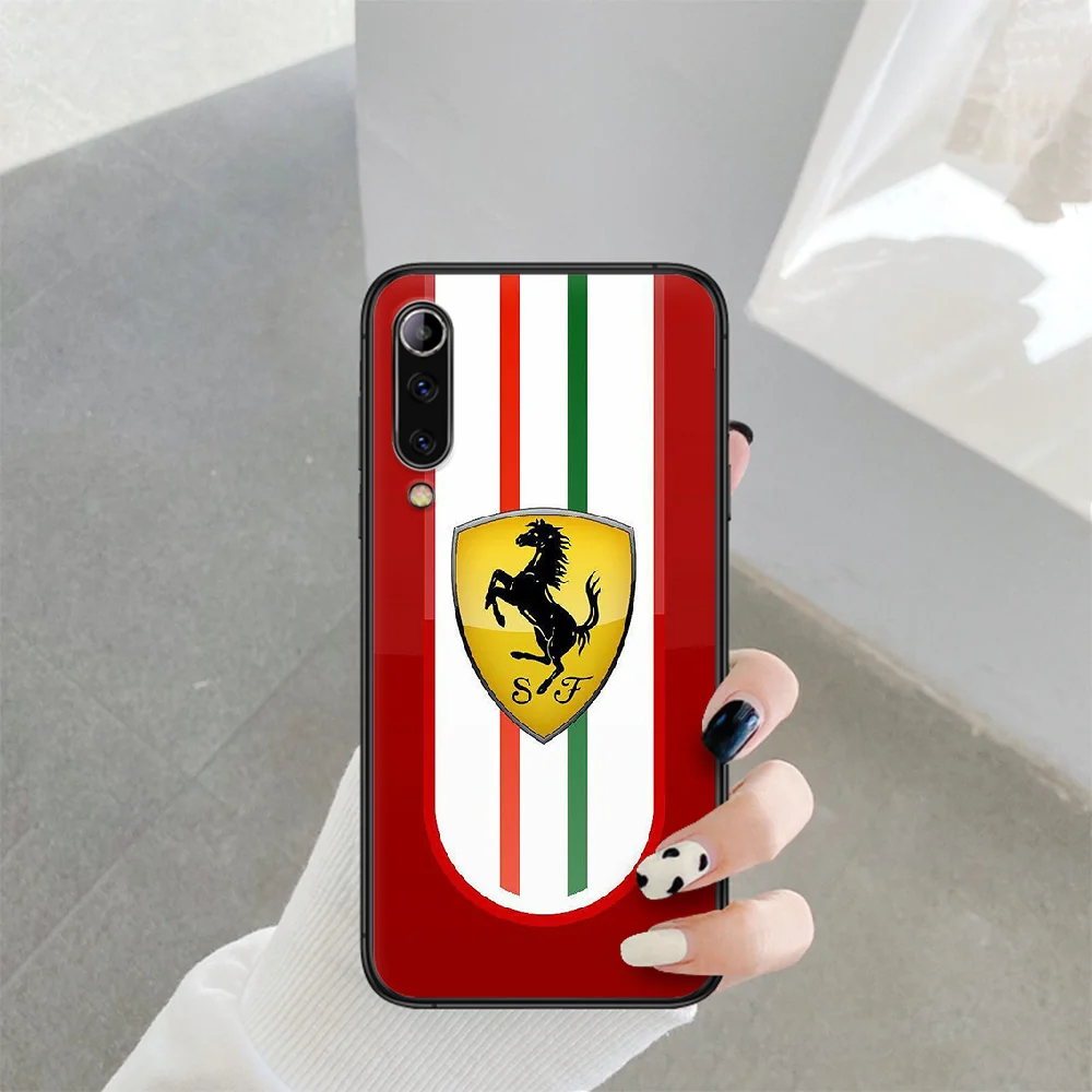 

sports car Ferraris horse Phone Case For Xiaomi Mi Note 10 A3 9 MAX 3 A2 8 9 Lite Pro Ultra black Hoesjes Painting Waterproof