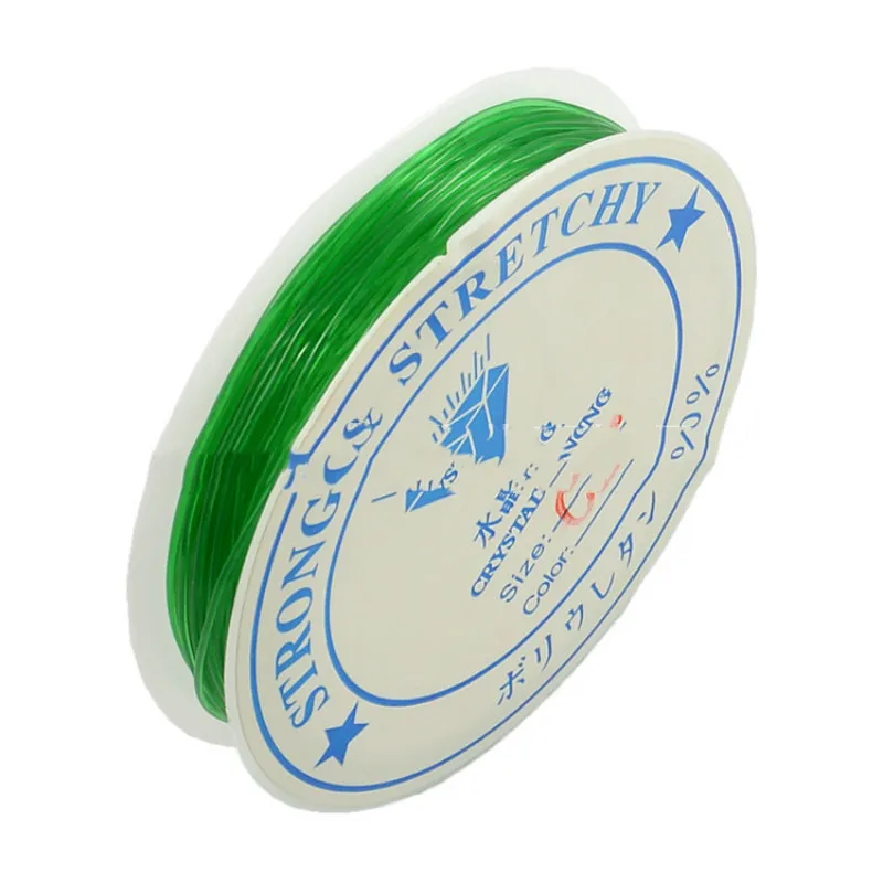 Прочная Хрустальная эластичная веревка для бисероплетения 0 6/0 8/1 мм прозрачная