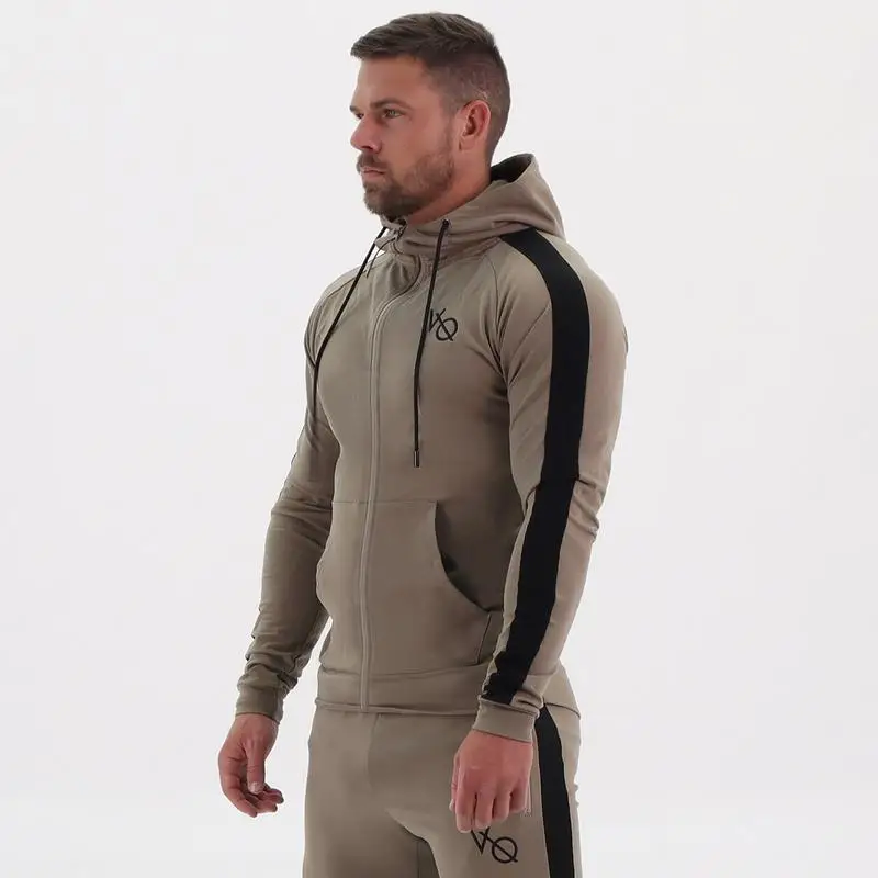 

New Winter Autumn Men Hoodies Sport Shirt Men Zipper Running Jackets Fitness Gym Sports Clothing Sport Top Men's Sportswear 2020