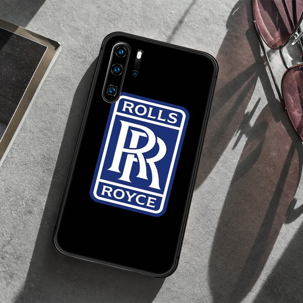 

Rolls Royce car logo Phone Case For Huawei P Mate 10 20 30 40 Lite Pro smart Z 2019 nova 5t black Funda Trend Back 3D Prime