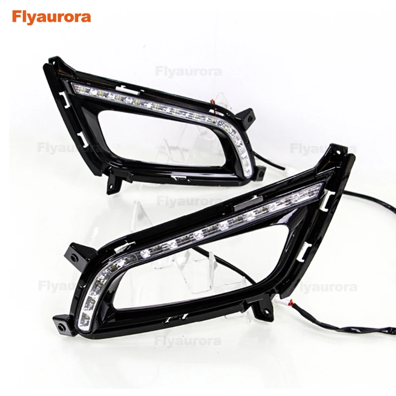 Стайлинг автомобиля светодиодные противотуманные фары Дневные ходосветильник
