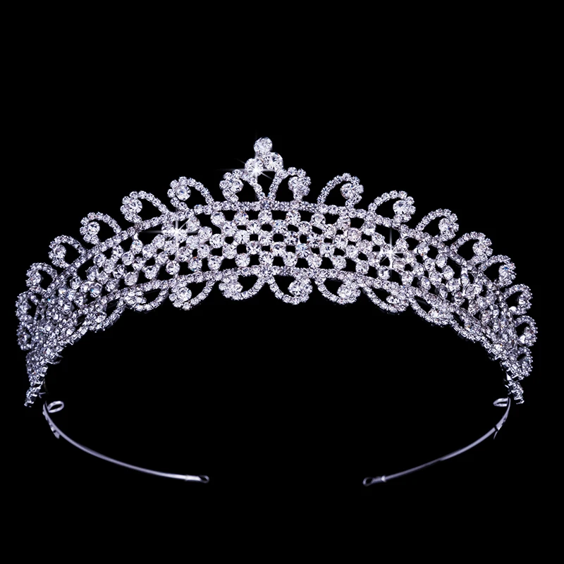 

Crown HADIYANA Corona Princesa Elegant Charms Hair Jewelry For Women Wedding Or Party Zirconia BC3579 Accesorios para el cabello