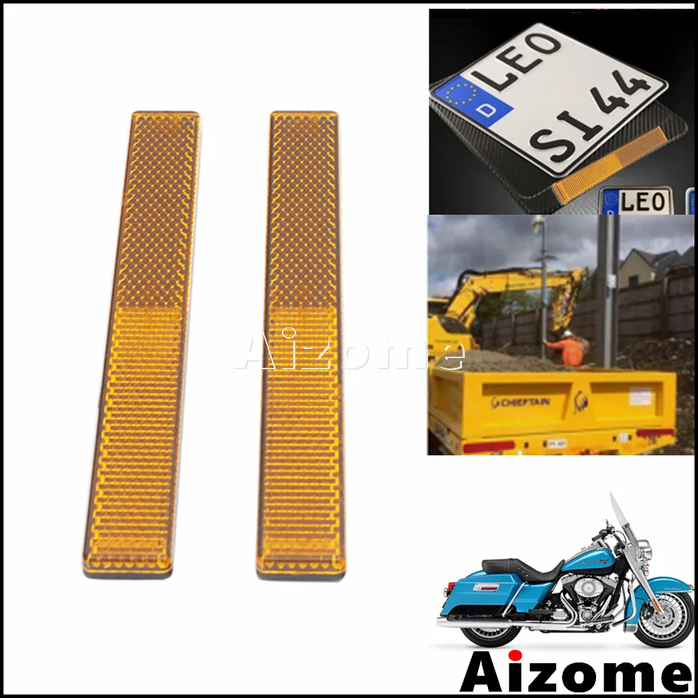 Мини отражатель самоклеящийся задний боковой ящик передняя вилка B Seen для Harley