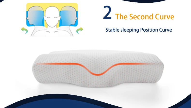 bed body pillow wedge neck pillows fluffy memory foam cervical orthopedic for sleeping big pad bedroom | Дом и сад