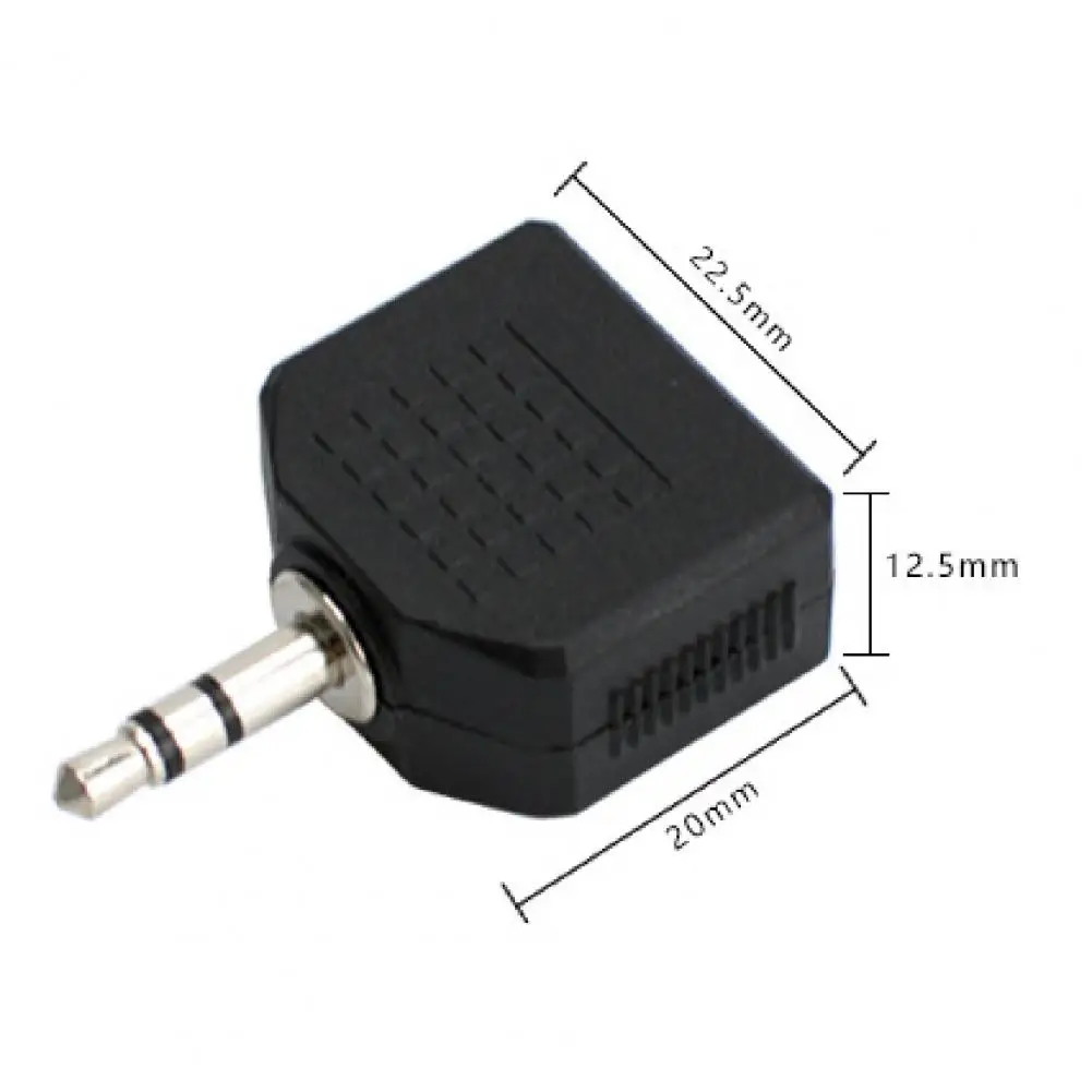 

1/4 Mono / Stereo Audio Jack Plug Adapter Male to Female 3.5mm / 6.35mm Dual Jack Headphone Mic Y Splitter Converter
