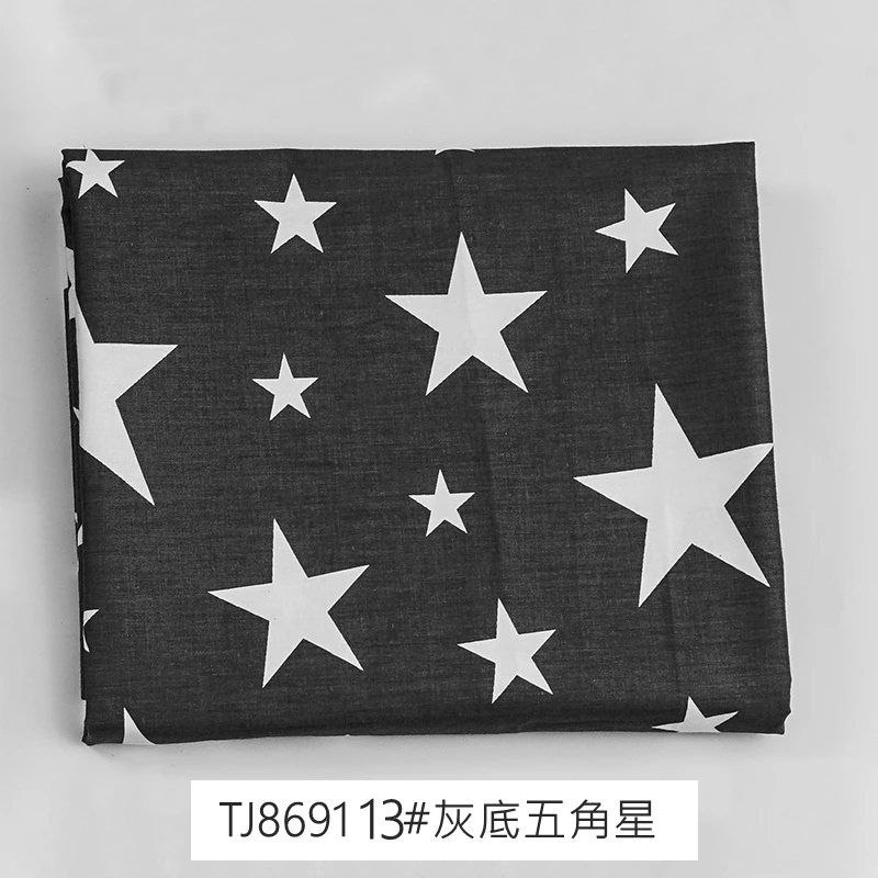 TJ8691-13 Маленькая швейная ткань 133*72, тканая саржевая хлопчатобумажная ткань с принтом для самостоятельной сборки одежды и шляпы, простыни различных размеров TJ0441 - Цвет: TJ8691-13