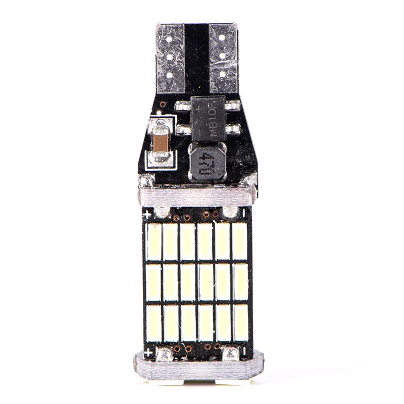 1 шт. автомобильные светодиодсветильник лампы T15 W16W 45 SMD 4014 без ошибок 6000 К белый (Д