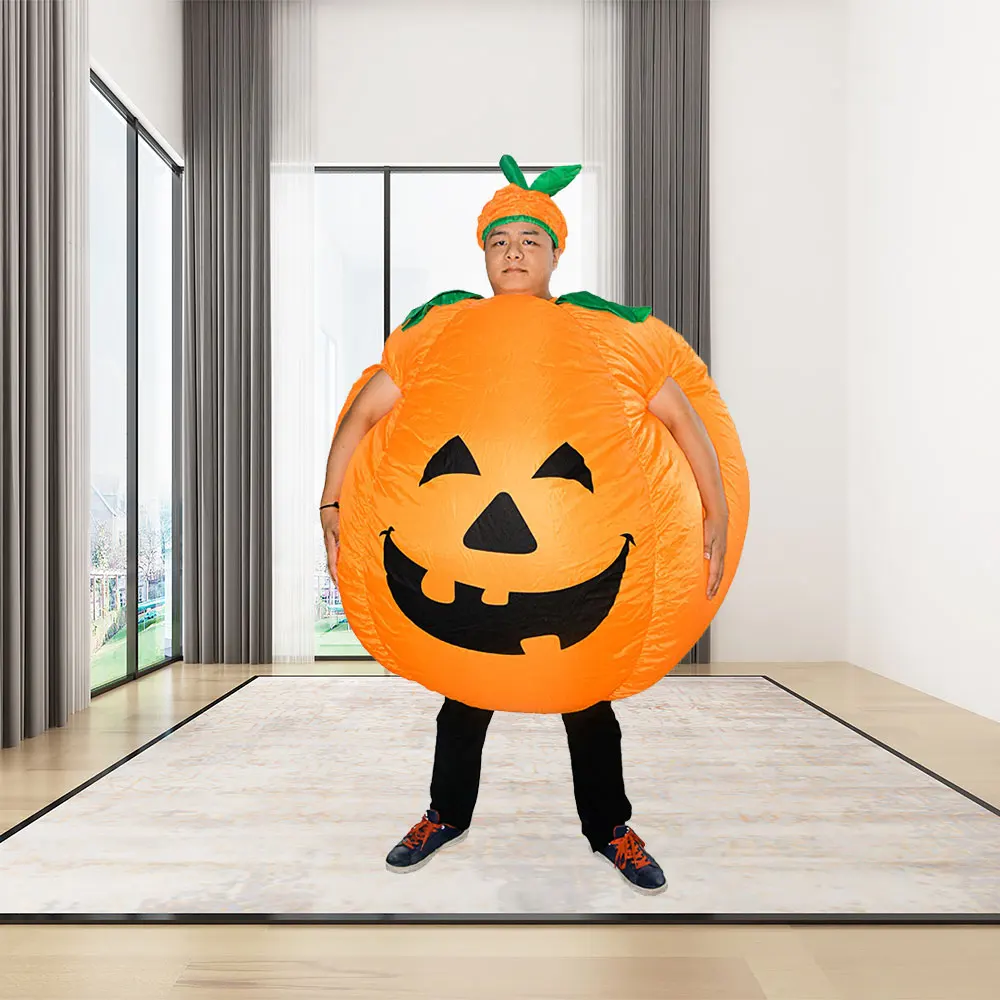 

Pumpkin Inflatable Costume Cartoon Doll Inflatable Clothing Unisextoys Halloween Pumpkin Costume Stage Performance 2020