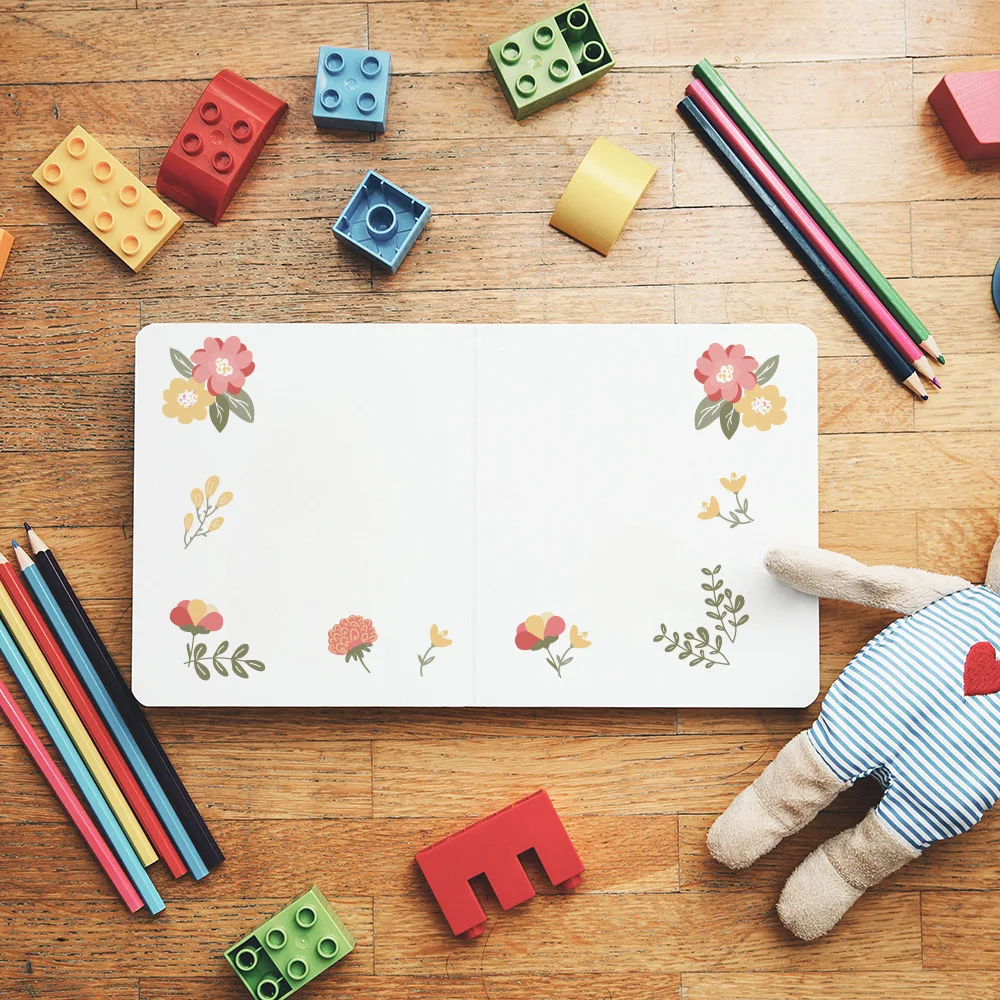 Настенные стикеры Funlife в виде розовых цветов виниловые наклейки на стену для