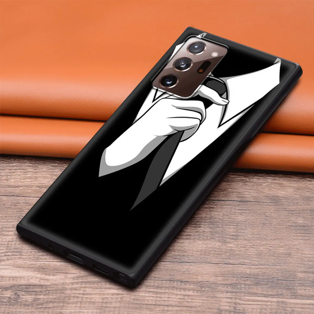 

Luxury Shockproof Case for Samsung Galaxy Note 20 Ulrta Coque Cover for Galaxy Note 10 9 8 Plus 5G Shell The Gentleman