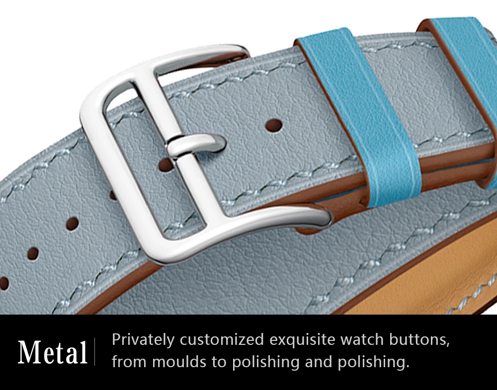 Ремешок из коровьей кожи для Apple Watch Band 44 мм iwatch Series 5 4 3 2 1 умные Аксессуары 42 мм петля 38 мм Замена браслета 40 мм