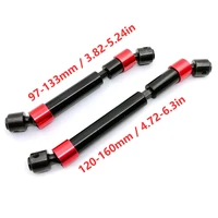 1pair metal cvd drive shaft with screw for 110 traxxas trx 4 land rover defender universal remote control car replacement parts