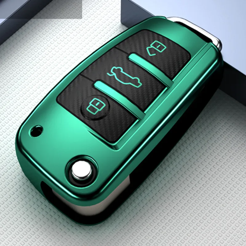 Автомобильный ключ чехол для audi a3 8p 8v a4 b8 b7 b9 b5 a5 a1 q7 q5 a6 4f c6 c5 c7 c4 tt q3 s3 a7 a8 100 8n Авто