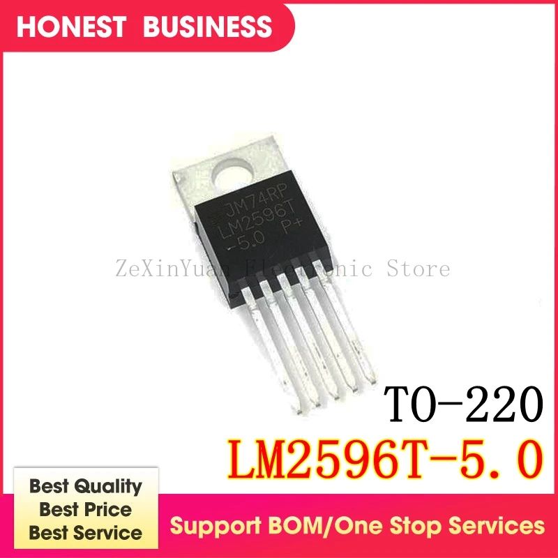 

20PCS-50PCS LM2596T-5.0 LM2596T-3.3 2596T-3.3 LM2596T-12 LM2596T-ADJ 2596T-ADJ Power Converter IC TO-220 Best quality