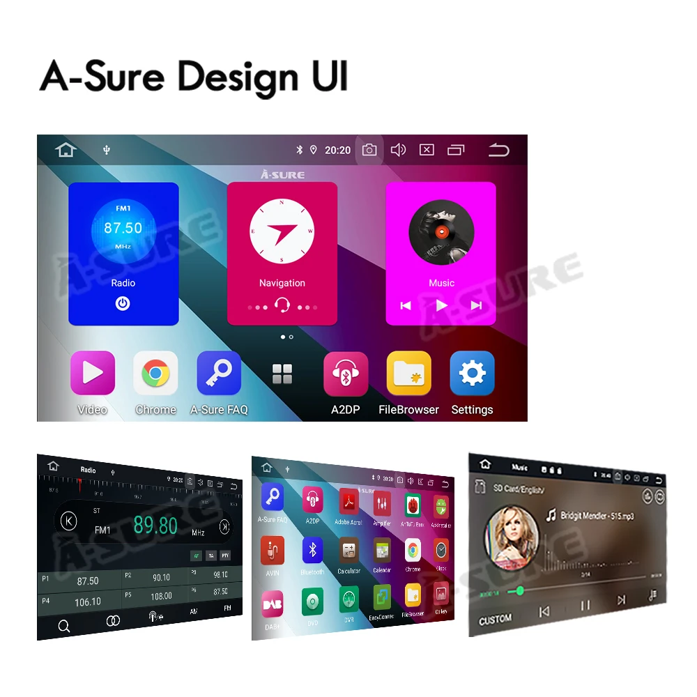 A Sure 2 Din Восьмиядерный Android 9 0 Радио DVD GPS плеер навигация для Audi A3 (2003 2011) S3 RS3 RNSE UP 8P 8V