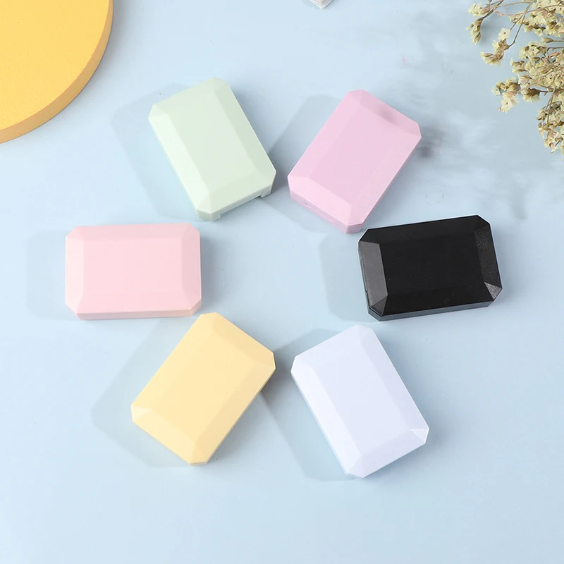 Чехол для контактных линз однотонный мини-чехол с зеркалом вторая позиция