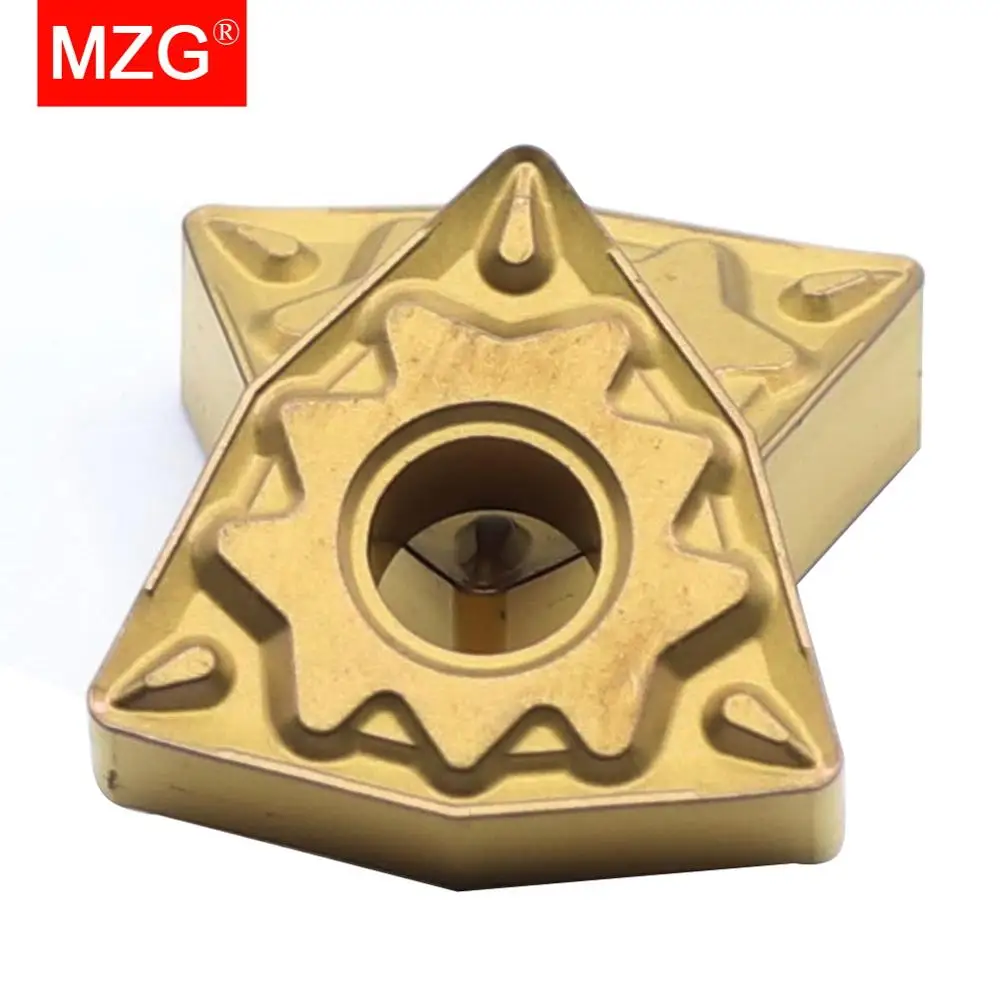 Токарный резец с ЧПУ MZG WNMG 0804 04 08 HQ ZC25 обработка стали со средней отделкой