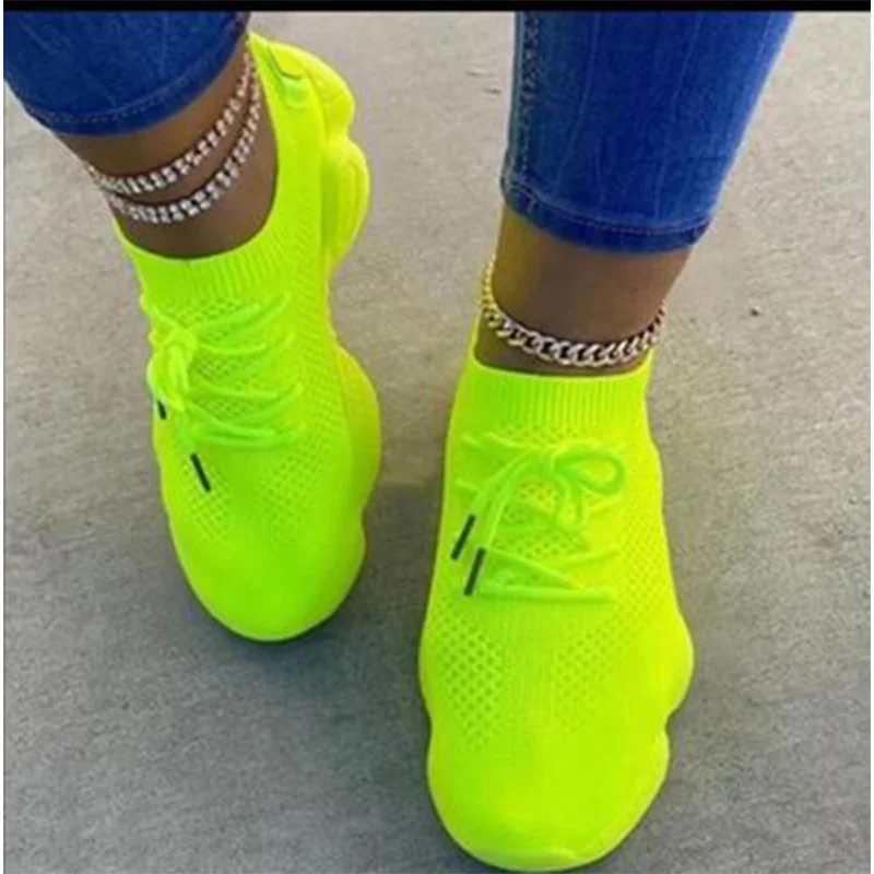 Женские носки Кроссовки Женская спортивная обувь на вулканизированной