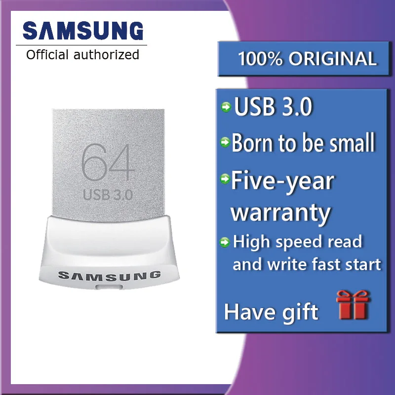 SAMSUNG флеш накопитель USB 3 0 128 Гб 64 ГБ 32 150 МБ/с./с мини ручка крошечная Флэшка карта