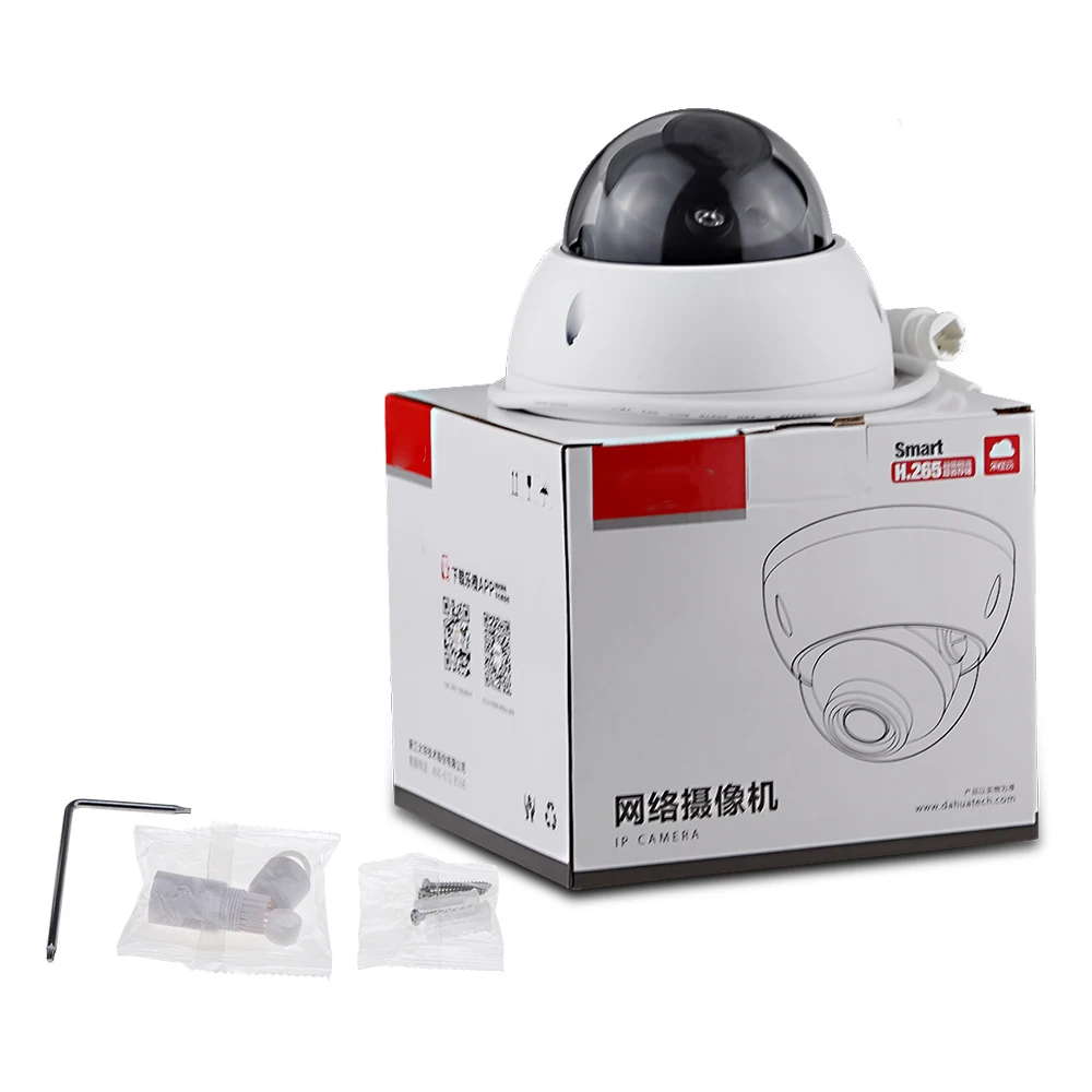 

Dahua IPC-HDBW4433R-S 4MP IP Camera Replace IPC-HDBW4431R-S With POE SD Card Slot IK10 IP67 Dahua Starnight Smart Detect