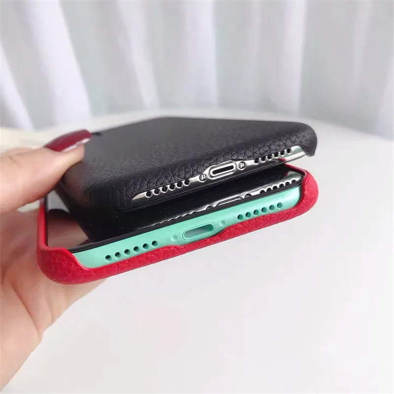 Персональный заказ галька зернистая кожа PU имя логотип фото для iPhone 11 Pro X XR XS Max 6S 7