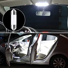 C5W COB автомобильная светодиодная лампа 41 мм 39 мм 36 мм 31 мм Автомобильный внутренний свет для чтения белый свет для номерного знака 12 В