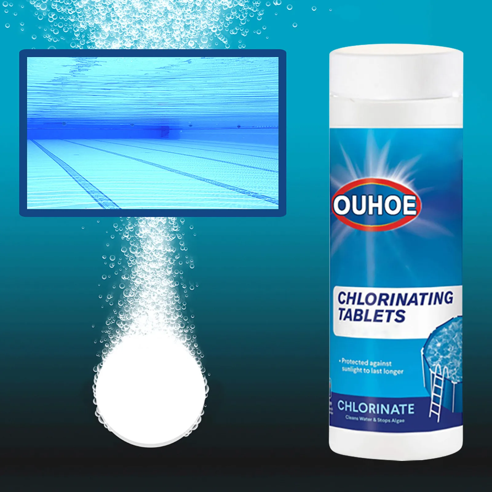 

Magic Pool Cleaning Tablet Effectively Guard Against Harmful Organism Swimming Pool Clarifier Chemical Floating Dispenser #Z
