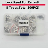 200pcslot lock reed lock plate for renault inside milling locking plate auto lock repair accessories kits