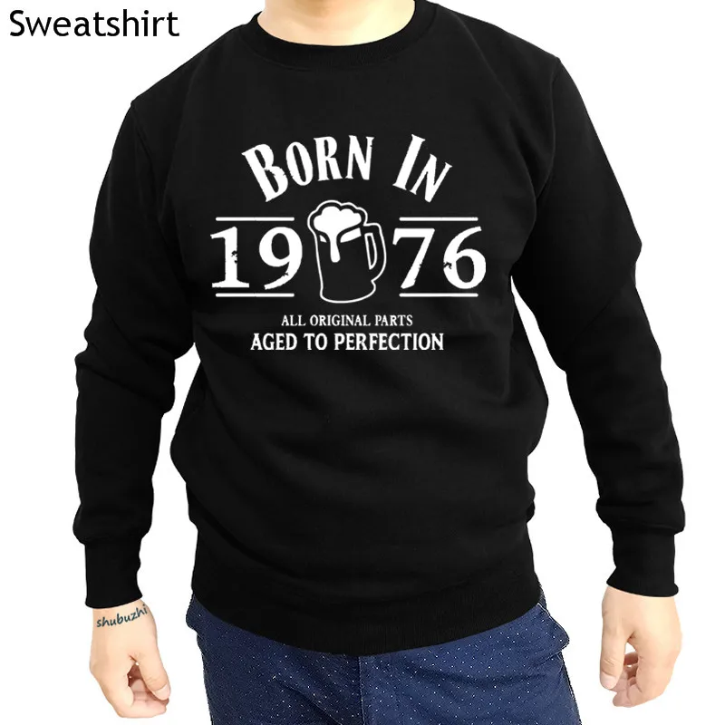 

mens cotton sweatshirt fashion male hoodies 1976 Limited Edition shubuzhi brand tops autumn winter hoody