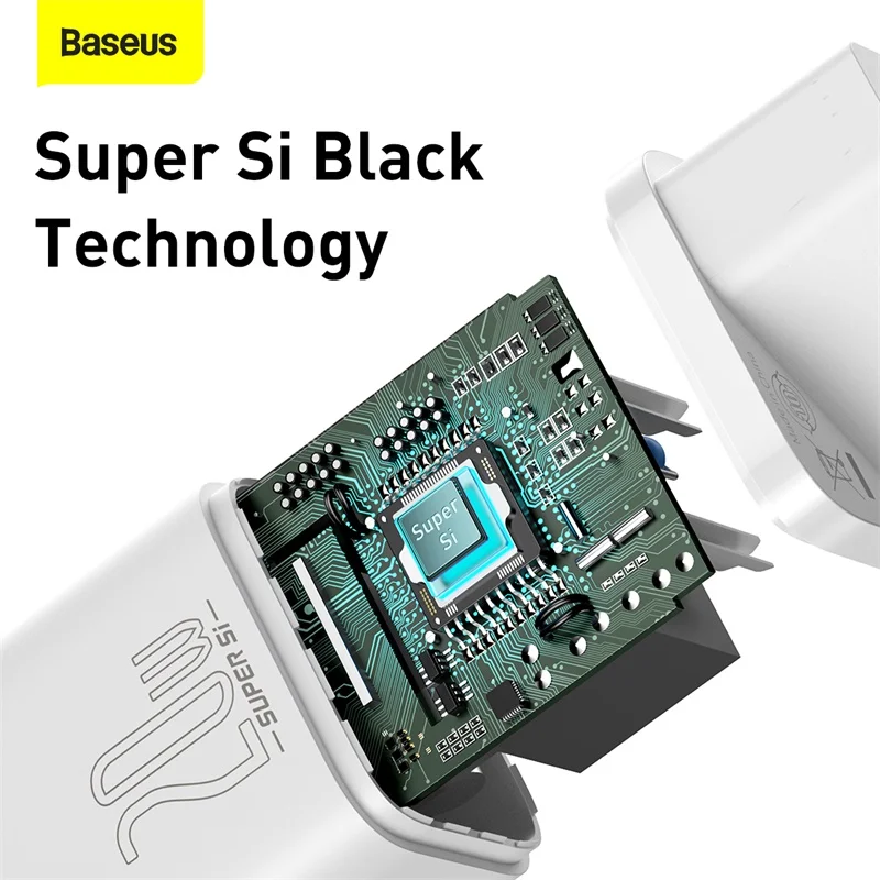 baseus 20w pd mini charger super si quick type c charger for iphone12 11 xs 8 xiaomi se pd3 0 qc3 0 portable travel fast charger free global shipping