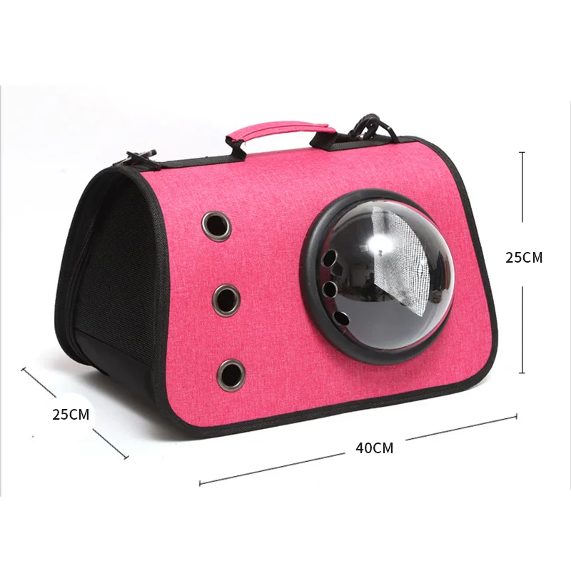 Travel Pet Space Folding Cat Carrier Handbag Puppy Carrying Outdoor Bags for Small Dogs Shoulder Bag Soft Pets Kennel | Дом и сад