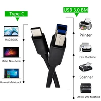 1 meter usb printer cable usb type b male to usb3 0 a male compatible for hp scanner macbook