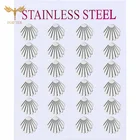 Серьги из нержавеющей стали, комплект ювелирных изделий для женщин в виде ракушки корейские сережки-шпильки свежий Стиль, летнее, Пляжное, модные ювелирные изделия