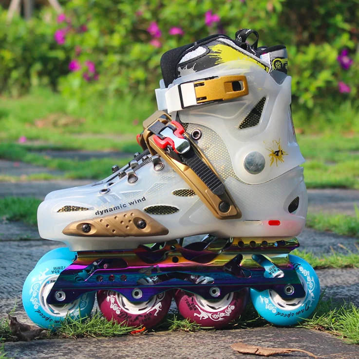 

Skates adult inline skates men and women fancy roller skates college students single row beginner skate shoes