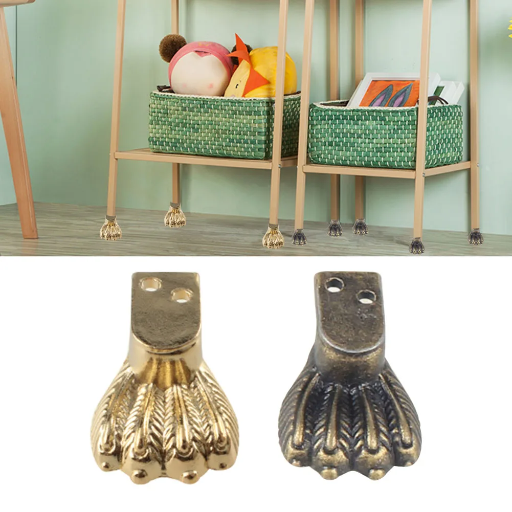 

8pcs/pack Furniture Leg Wood Box Zinc Alloy Desk Wardrobe Hardware Corner Protector #734