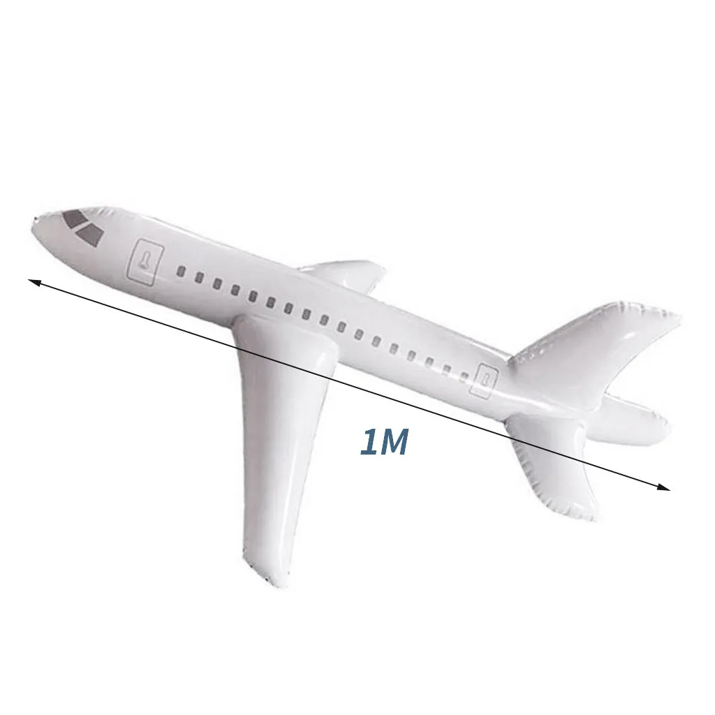 

Hand throwing plane Inflatable Airplane Float Airplane Ball with Inflatable Tube for Outdoor Swimming Float Airplane Ball