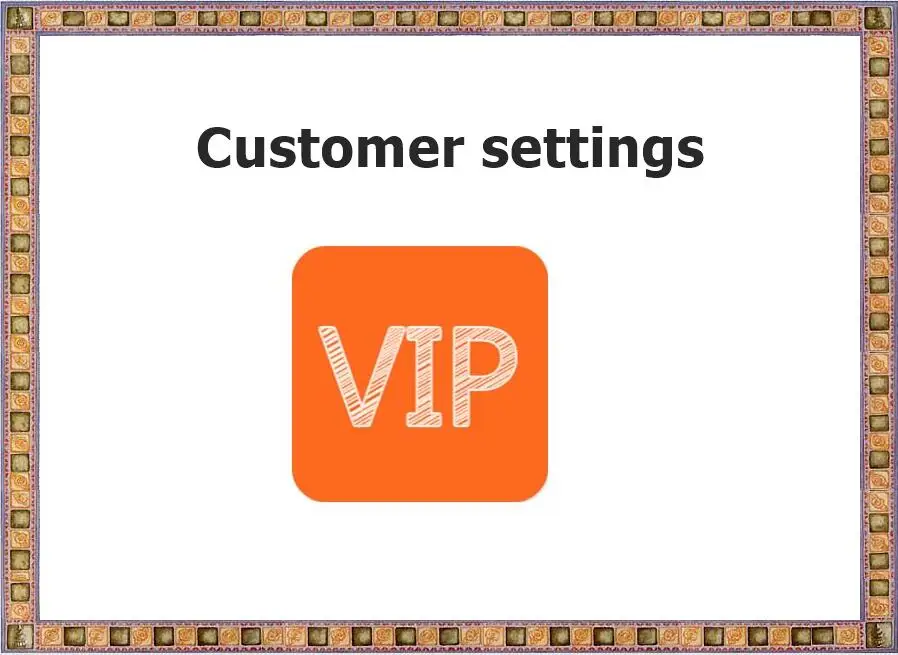 

Индивидуальный эксклюзивный VIP