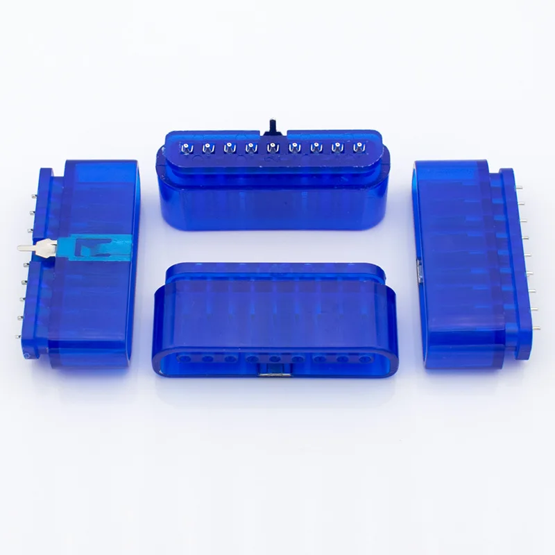 2Pcs Blue 9 Pin 90 Disgree Female Connector Game Controller Socket Slot For Ps2 Console Playstation 2 Accessory | Электроника