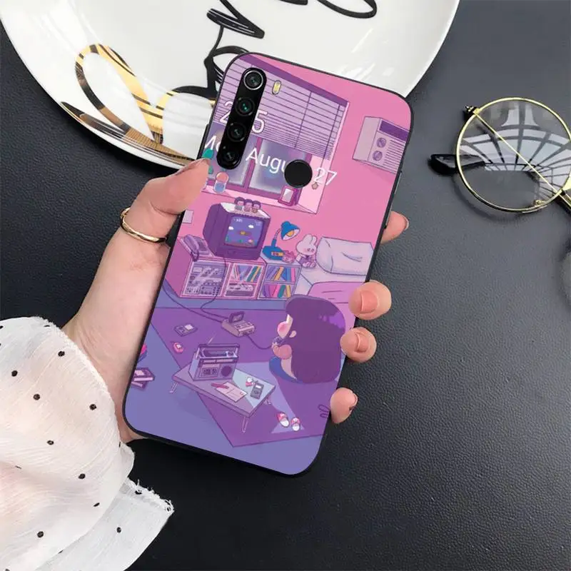 

Sweet cool sad style girl Phone Case For Xiaomi mi 9 9t 10 redmi 9 9a 8 8a note 10 9 9s 8 8t 7 pro max funda