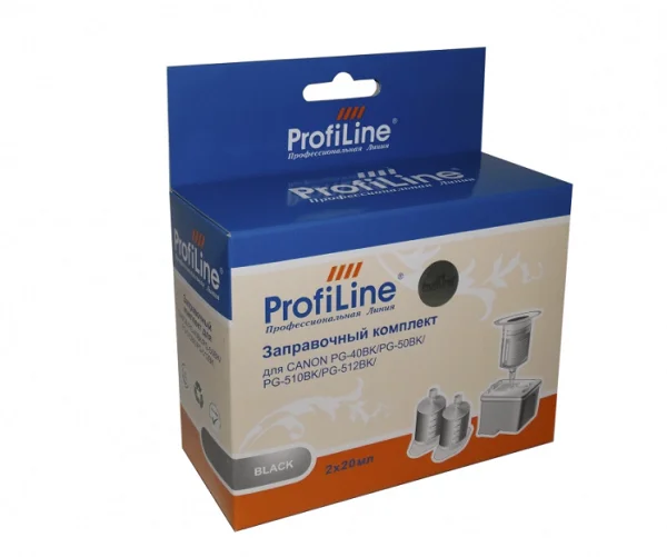 Чернила для заправки ProfiLine PL-PG 40/PG 50/PG 510/PG 512 PL_INK_PG-40_BK_100ml Canon Pixma MP210/MP450/PM170/PM150... |